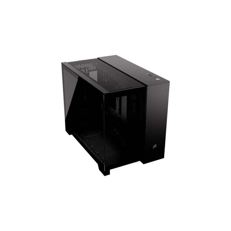 Corsair 2500X, Tower-Gehäuse(schwarz, Tempered Glass)