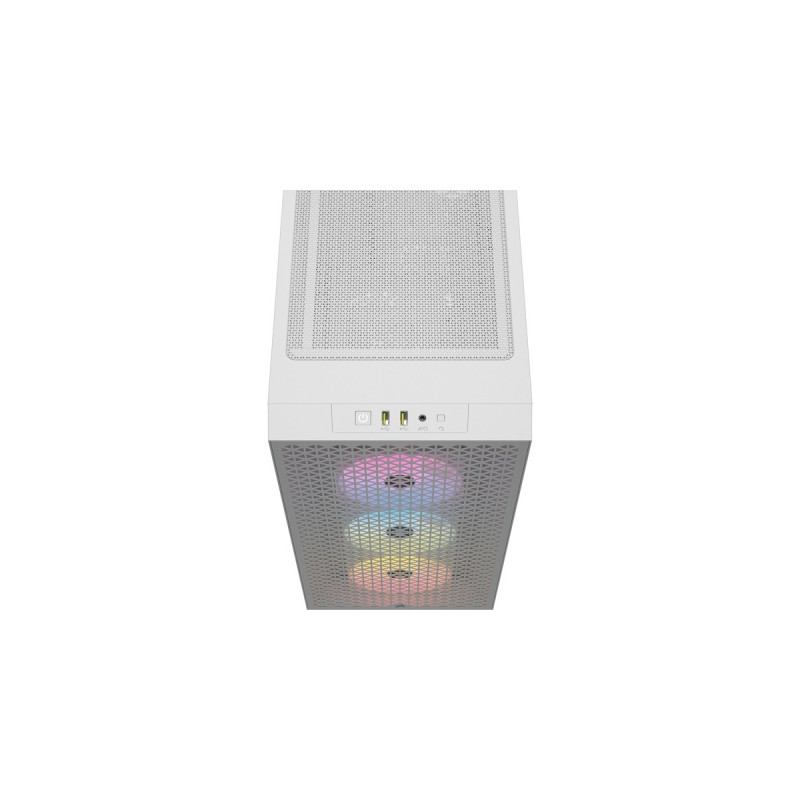 Corsair 3000D RGB Airflow, Tower-Gehäuse(weiß, Tempered Glass, Outlet)