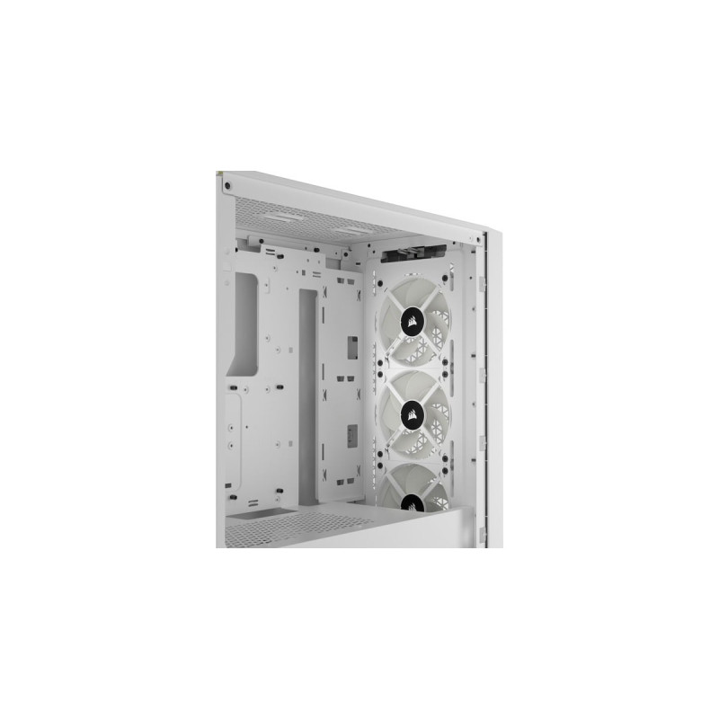 Corsair 3000D RGB Airflow, Tower-Gehäuse(weiß, Tempered Glass)