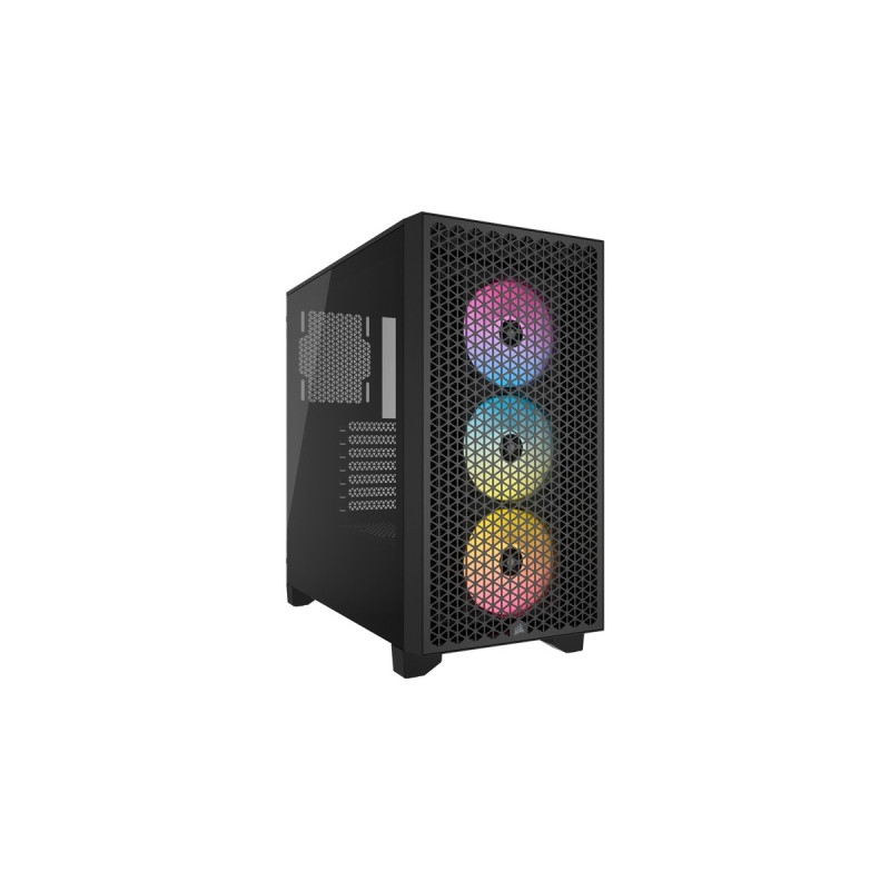 Corsair 3000D RGB Airflow , Tower-Gehäuse(schwarz, Tempered Glass)