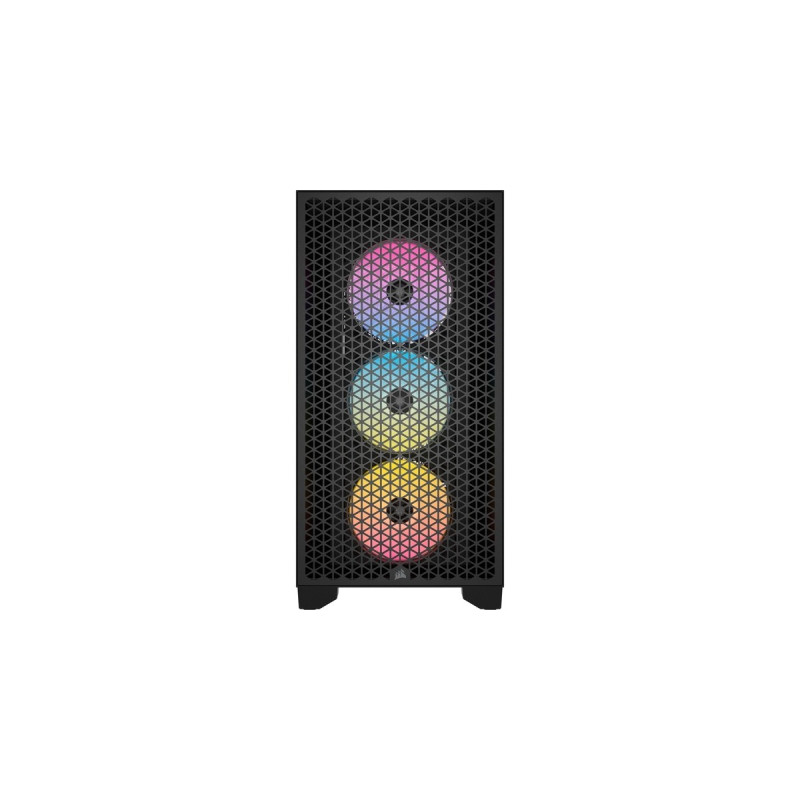 Corsair 3000D RGB Airflow , Tower-Gehäuse(schwarz, Tempered Glass)