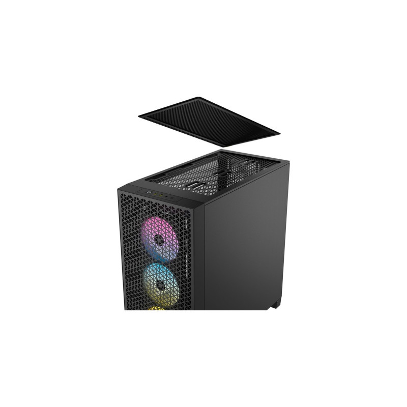 Corsair 3000D RGB Airflow , Tower-Gehäuse(schwarz, Tempered Glass)