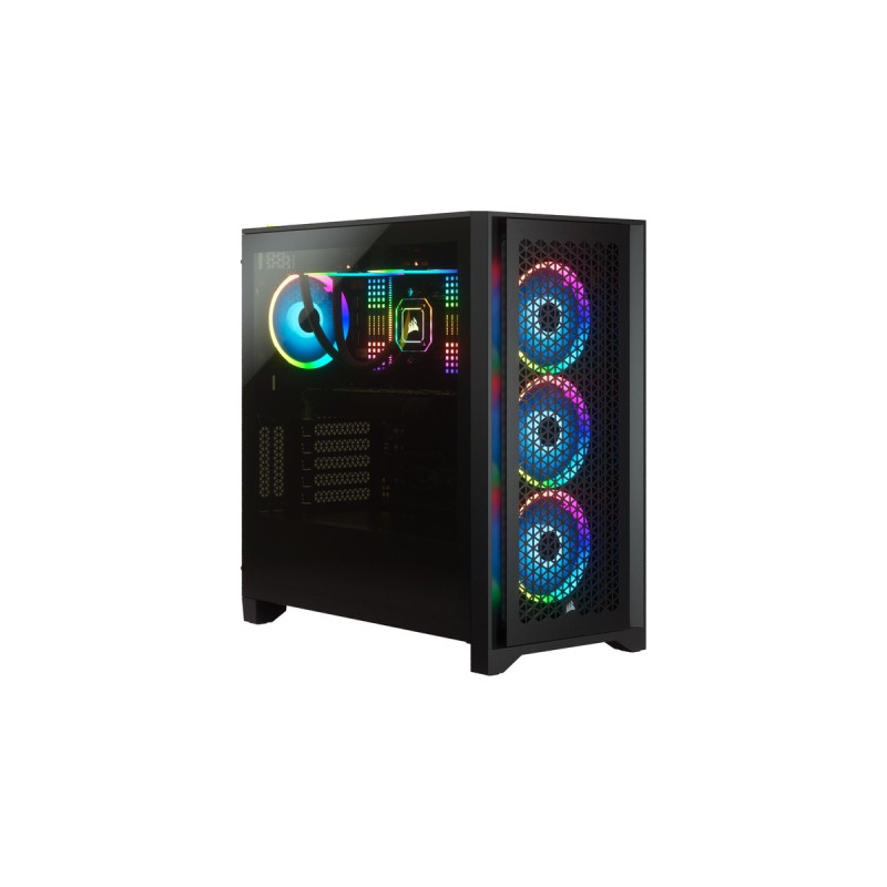 Corsair 4000D Airflow TG, Tower-Gehäuse(schwarz, Tempered Glass)