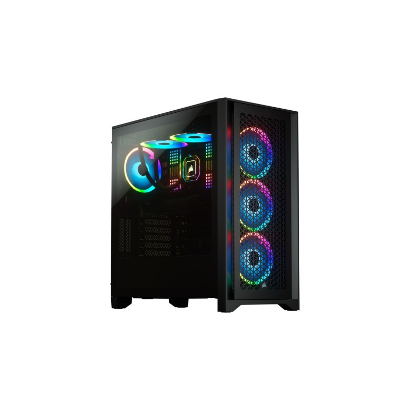 Corsair 4000D Airflow TG, Tower-Gehäuse(schwarz, Tempered Glass)