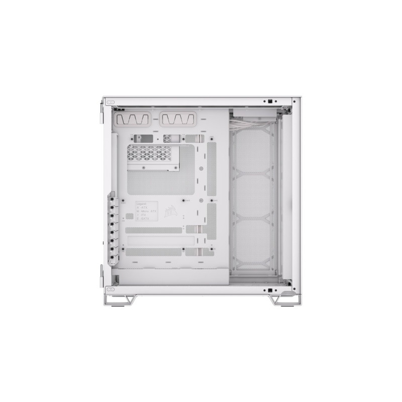 Corsair 6500D Airflow, Tower-Gehäuse(weiß, Tempered Glass)