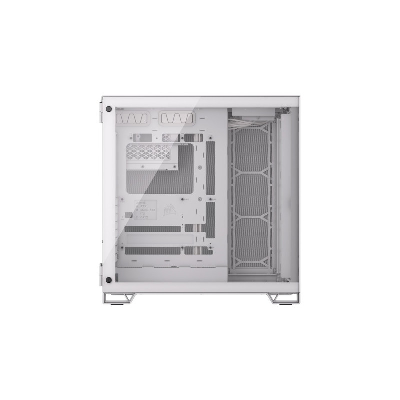 Corsair 6500D Airflow, Tower-Gehäuse(weiß, Tempered Glass)