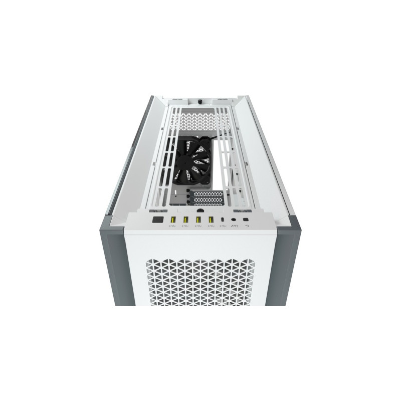 Corsair 7000D Airflow TG, Big-Tower-Gehäuse(weiß, Tempered Glass)