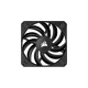 Corsair AF120 Slim Series PWM 120x120x15, Gehäuselüfter(schwarz)