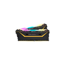Corsair DIMM 16 GB DDR4-3200 (2x 8 GB) Dual-Kit, Arbeitsspeicher(schwarz, CMW16GX4M2C3200C16-TUF, Vengeance RGB PRO, INTEL XMP)