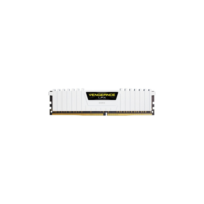 Corsair DIMM 16 GB DDR4-3200 (2x 8 GB) Dual-Kit, Arbeitsspeicher(weiß, CMK16GX4M2B3200C16W, Vengeance LPX, INTEL XMP)