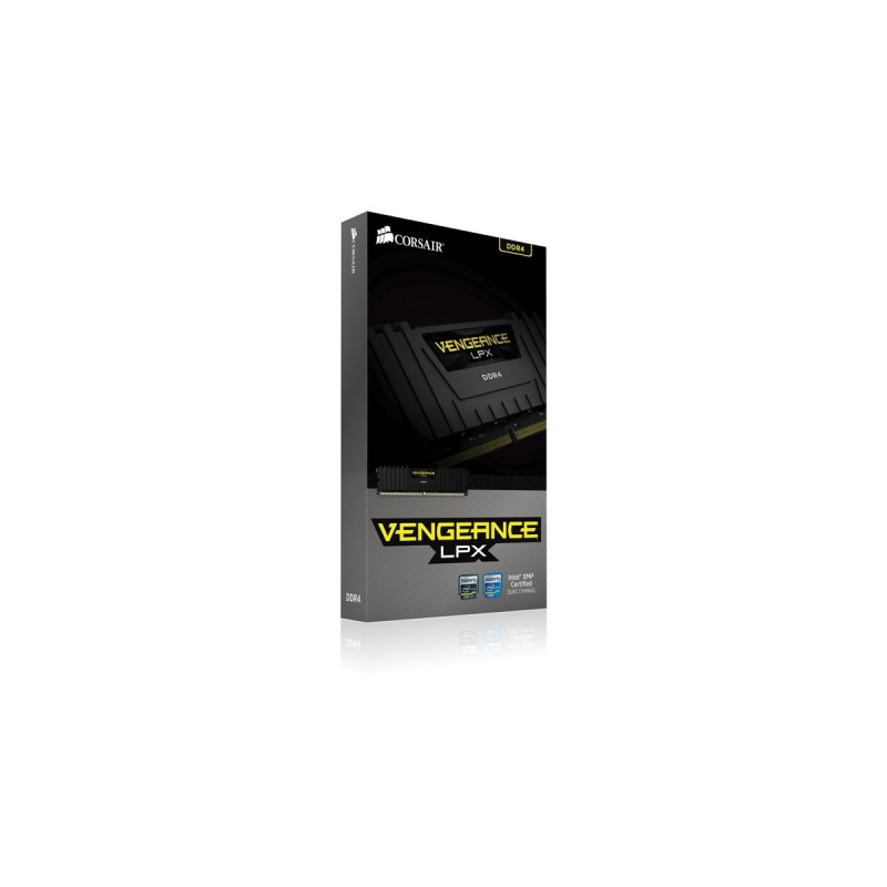Corsair DIMM 16 GB DDR4-3600 (2x 8 GB) Dual-Kit, Arbeitsspeicher(schwarz, CMK16GX4M2D3600C18, Vengeance LPX, INTEL XMP)