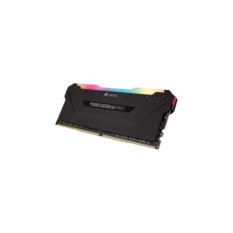 Corsair DIMM 16 GB DDR4-3600, für AMD Optimiert , Arbeitsspeicher(schwarz, CMW16GX4M1Z3600C18, Vengeance RGB PRO, INTEL XMP)