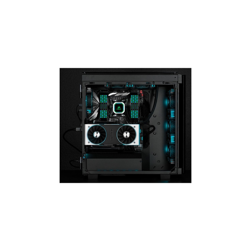 Corsair DIMM 16 GB DDR4-4000 (2x 8 GB) Dual-Kit, Arbeitsspeicher(schwarz, CMT16GX4M2K4000C19, Dominator Platinum RGB, INTEL XMP)