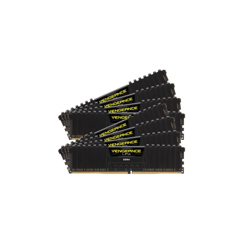 Corsair DIMM 256 GB DDR4-3600 (8x 32 GB) Octo-Kit, Arbeitsspeicher(schwarz, CMK256GX4M8D3600C18, Vengeance LPX, INTEL XMP)