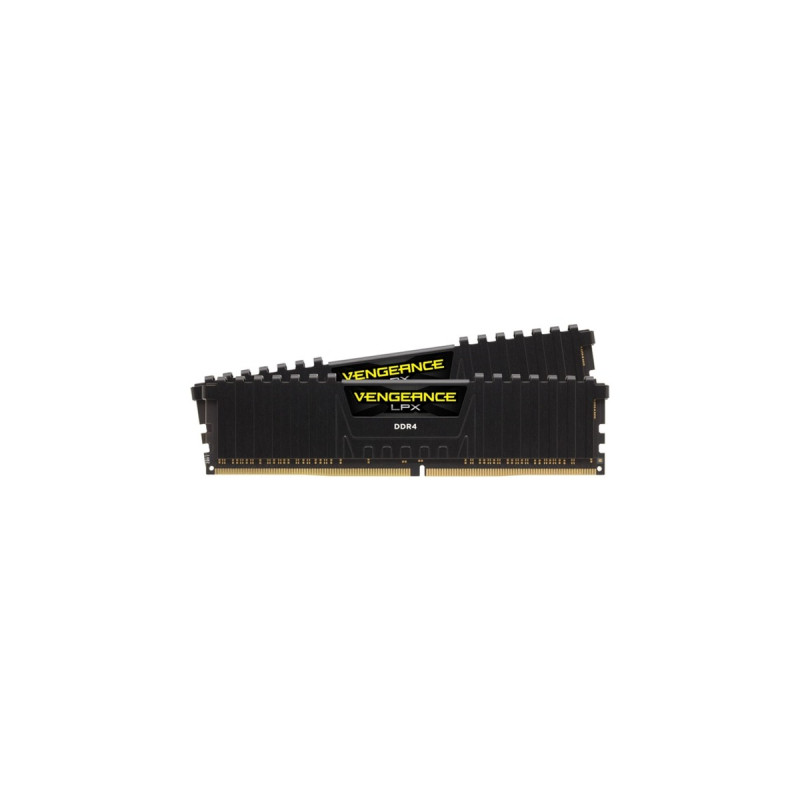 Corsair DIMM 32 GB DDR4-2400 (2x 16 GB) Dual-Kit, Arbeitsspeicher(schwarz, CMK32GX4M2A2400C14, Vengeance LPX, INTEL XMP)
