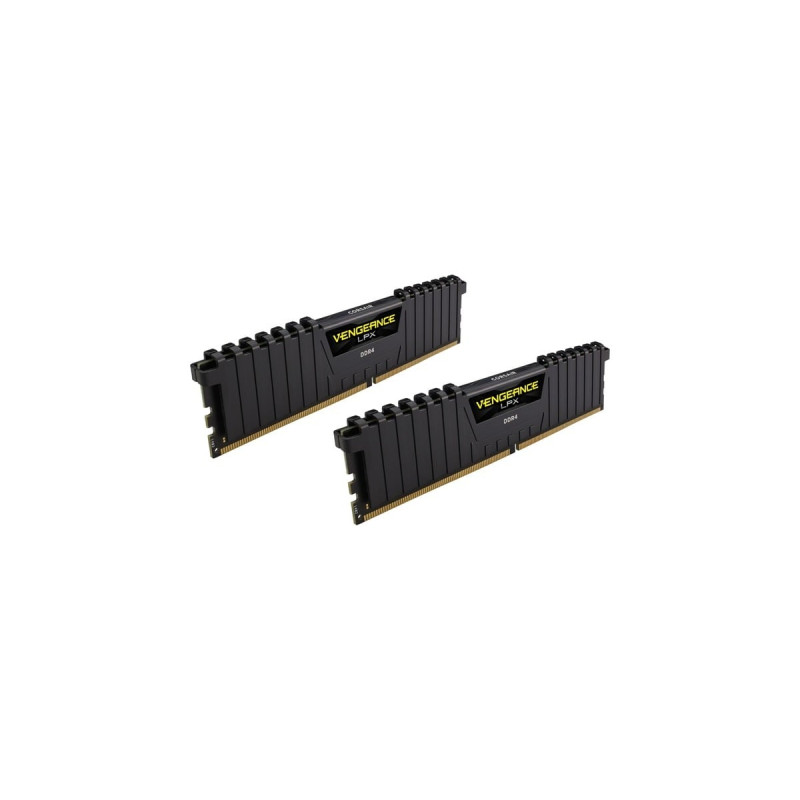 Corsair DIMM 32 GB DDR4-2666 (2x 16 GB) Dual-Kit, Arbeitsspeicher(schwarz, CMK32GX4M2A2666C16, Vengeance LPX, INTEL XMP)