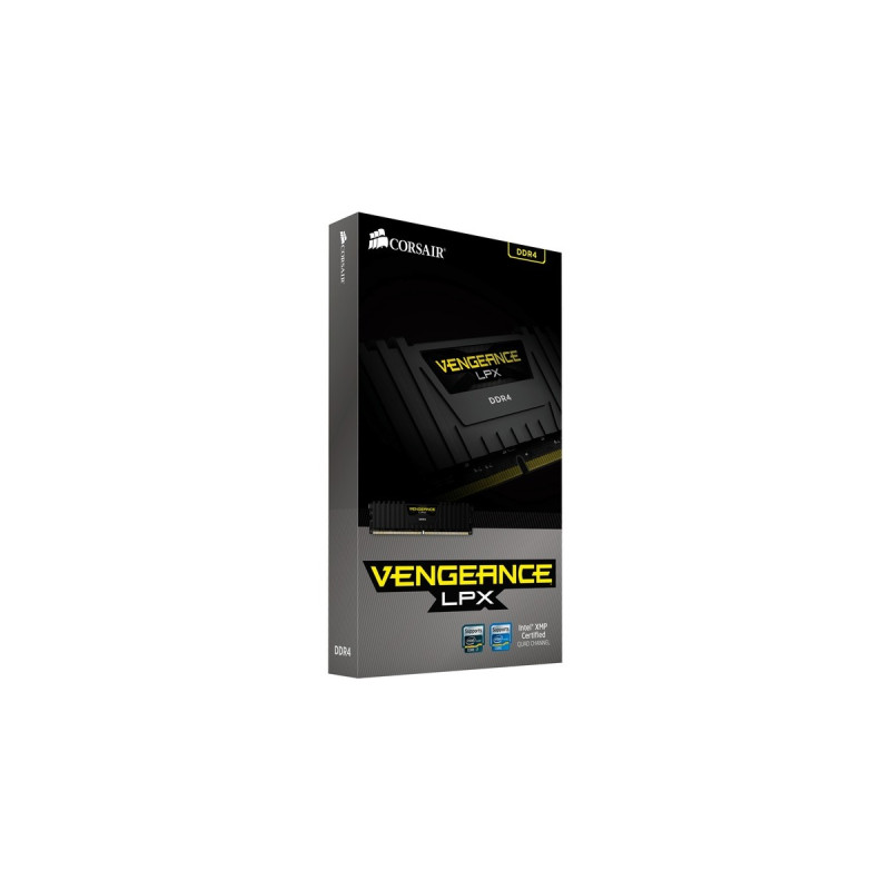 Corsair DIMM 32 GB DDR4-4000 (2x 16 GB) Dual-Kit, Arbeitsspeicher(schwarz, CMK32GX4M2G4000C19, Vengeance LPX, INTEL XMP)