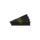 Corsair DIMM 32 GB DDR4-4000 (4x 8 GB) Quad-Kit, Arbeitsspeicher(schwarz, CMK32GX4M4K4000C19, Vengeance LPX, INTEL XMP)