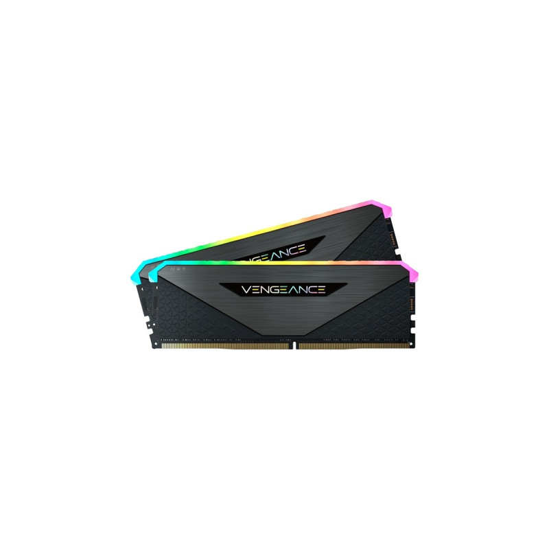 Corsair DIMM 32 GB DDR4-4600 (2x 16 GB) Dual-Kit, Arbeitsspeicher(schwarz, CMN32GX4M2Z4600C18, Vengeance RGB RT, INTEL XMP)