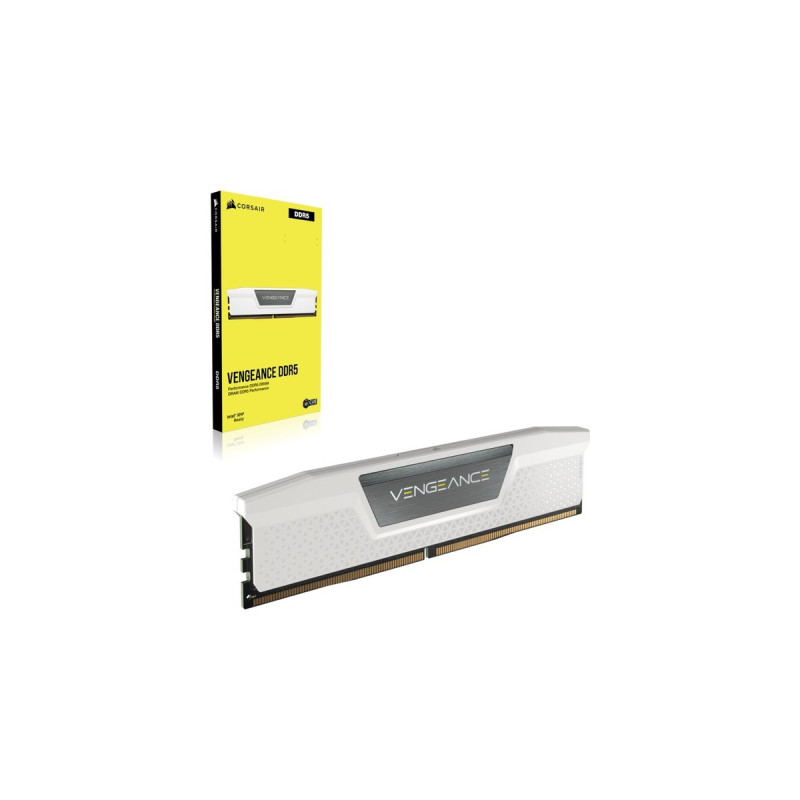 Corsair DIMM 32 GB DDR5-5600 (2x 16 GB) Dual-Kit, Arbeitsspeicher(weiß, CMK32GX5M2B5600C36W, Vengeance, INTEL XMP)