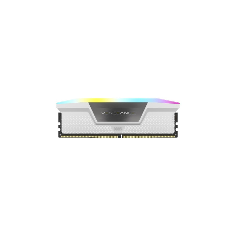 Corsair DIMM 32 GB DDR5-5600 (2x 16 GB) Dual-Kit, Arbeitsspeicher(weiß, CMH32GX5M2B5600C36WK, Vengeance RGB, INTEL XMP)