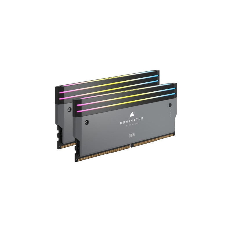 Corsair DIMM 32 GB DDR5-6000 (2x 16 GB) Dual-Kit, Arbeitsspeicher(grau, CMP32GX5M2B6000Z30, Dominator Titanium, AMD EXPO)