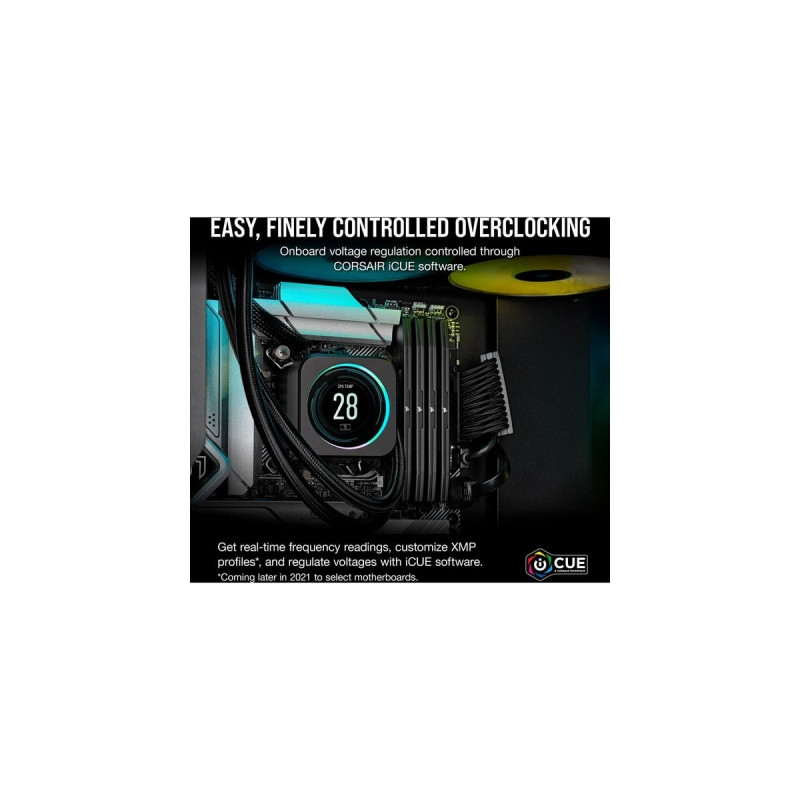 Corsair DIMM 32 GB DDR5-6000 (2x 16 GB) Dual-Kit, Arbeitsspeicher(schwarz, CMK32GX5M2B6000C30, Vengeance, INTEL XMP)