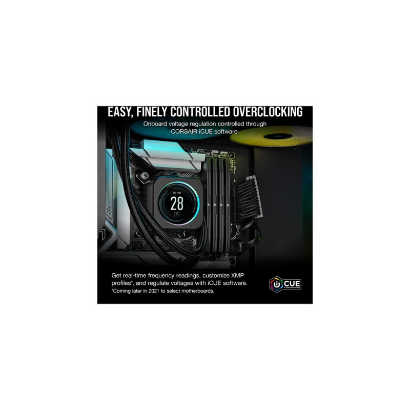 Corsair DIMM 32 GB DDR5-6200 (2x 16 GB) Dual-Kit, Arbeitsspeicher(schwarz, CMK32GX5M2E6200C36, Vengeance, INTEL XMP)