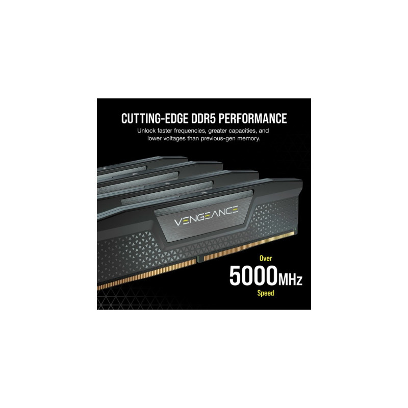 Corsair DIMM 32 GB DDR5-6400 (2x 16 GB) Dual-Kit, Arbeitsspeicher(schwarz, CMK32GX5M2B6400C32, Vengeance, INTEL XMP)