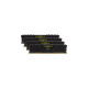 Corsair DIMM 64 GB DDR4-2400 (4x 16 GB) Quad-Kit, Arbeitsspeicher(schwarz, CMK64GX4M4A2400C14, Vengeance LPX, INTEL XMP)