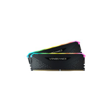 Corsair DIMM 64 GB DDR4-3200 (2x 32 GB) Dual-Kit, Arbeitsspeicher(schwarz, CMG64GX4M2E3200C16, Vengeance RGB RS, INTEL XMP)