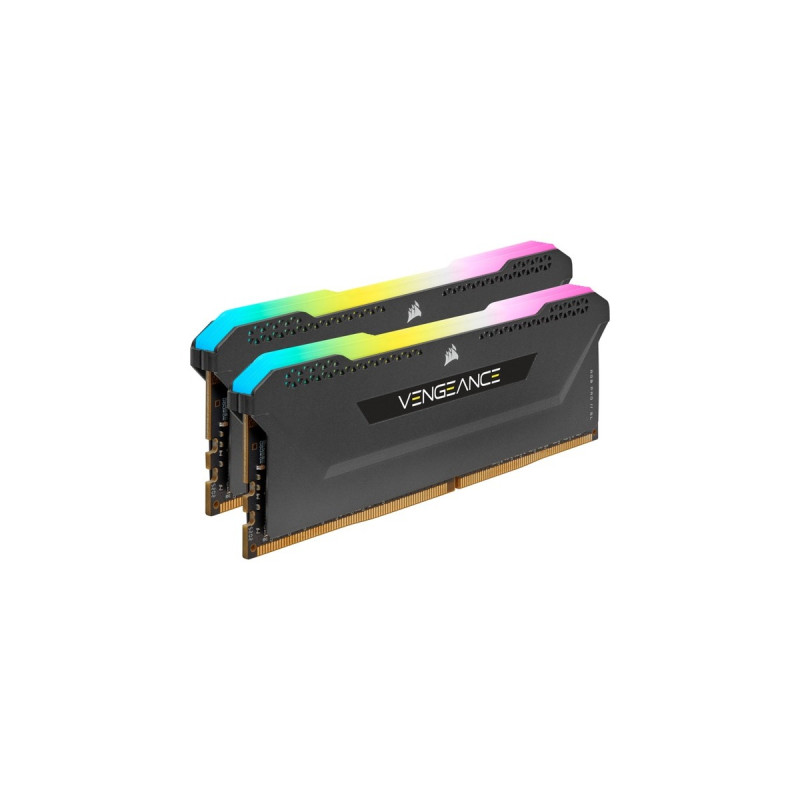 Corsair DIMM 64 GB DDR4-3200 (2x 32 GB) Dual-Kit, Arbeitsspeicher(CMH64GX4M2E3200C16, Vengeance RGB PRO SL, INTEL XMP)