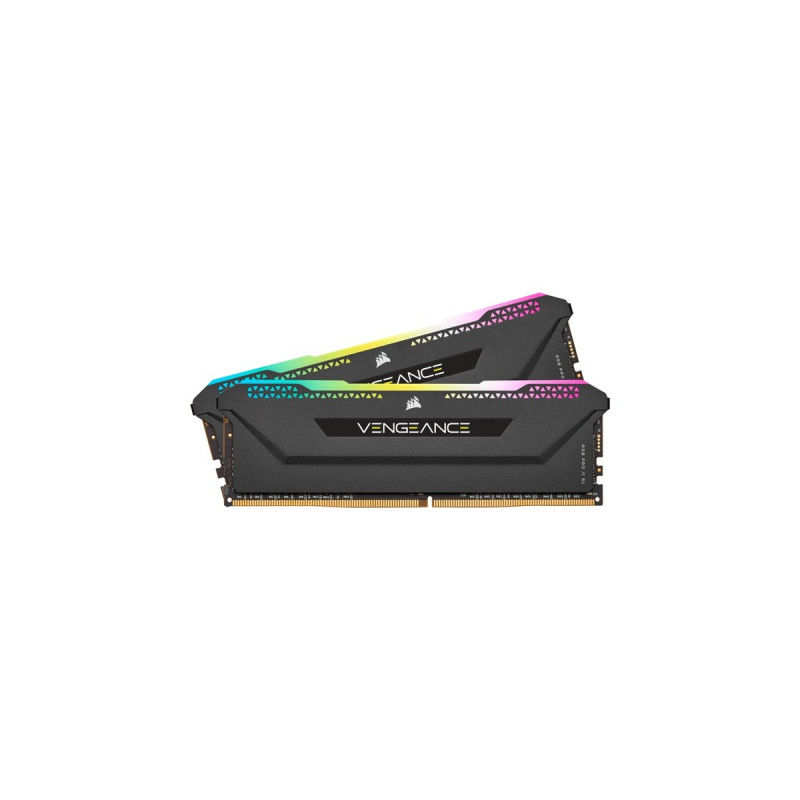 Corsair DIMM 64 GB DDR4-3200 (2x 32 GB) Dual-Kit, Arbeitsspeicher(CMH64GX4M2E3200C16, Vengeance RGB PRO SL, INTEL XMP)