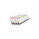 Corsair DIMM 64 GB DDR4-3200 (4x 16 GB) Quad-Kit, Arbeitsspeicher(weiß, CMT64GX4M4E3200C16W, Dominator Platinum RGB, INTEL XMP)
