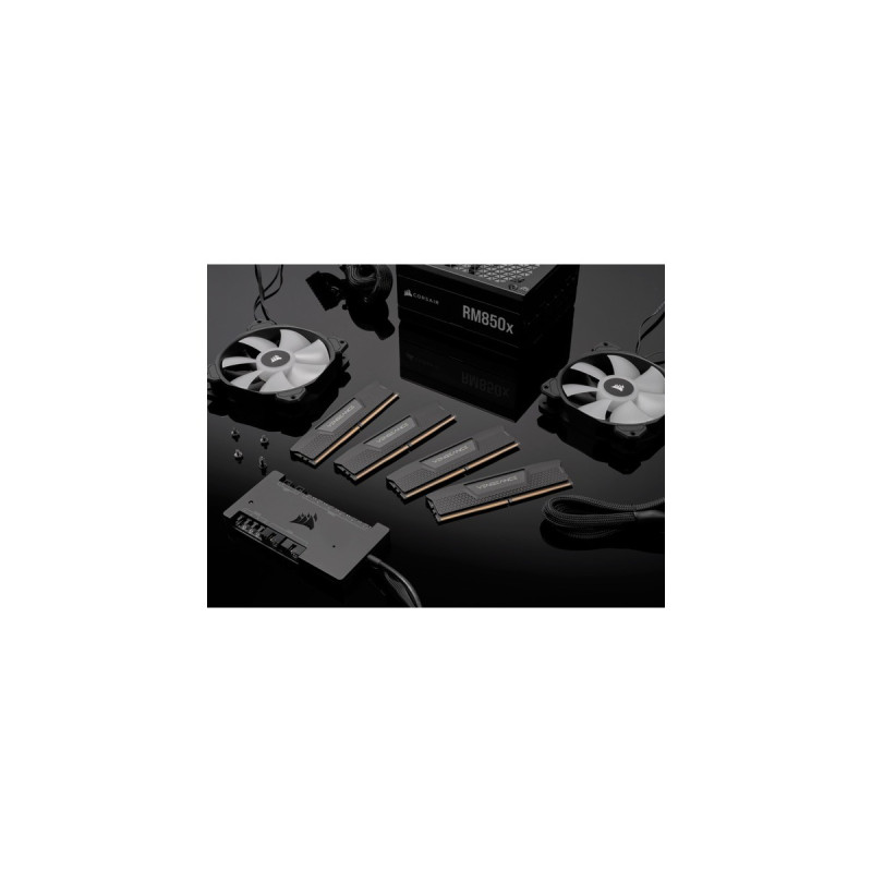 Corsair DIMM 64 GB DDR5-5200 (2x 32 GB) Dual-Kit, Arbeitsspeicher(schwarz, CMK64GX5M2B5200C40, Vengeance, INTEL XMP)