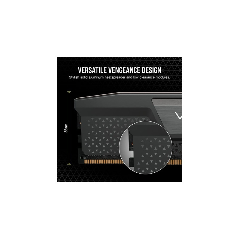 Corsair DIMM 64 GB DDR5-5600 (2x 32 GB) Dual-Kit, Arbeitsspeicher(schwarz, CMK64GX5M2B5600C40, Vengeance, INTEL XMP, Outlet)