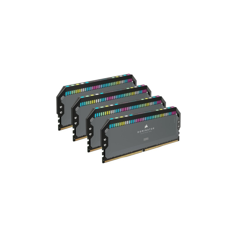 Corsair DIMM 64 GB DDR5-5600 (4x 16 GB) Quad-Kit, Arbeitsspeicher(schwarz, CMT64GX5M4B5600Z36, Dominator Platinum, AMD EXPO)