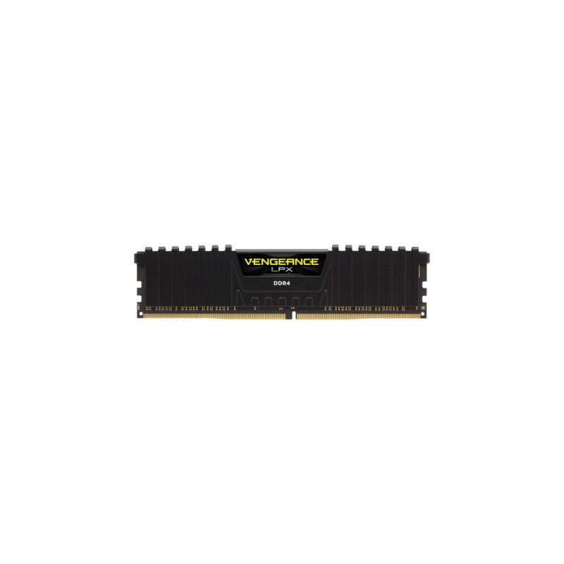 Corsair DIMM 8 GB DDR4-2400, Arbeitsspeicher(schwarz, CMK8GX4M1A2400C16, Vengeance LPX, INTEL XMP)