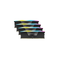 Corsair DIMM 96 GB DDR5-6000 (4x 24 GB) Quad-Kit, Arbeitsspeicher(schwarz, CMH96GX5M4B6000C30, Vengeance RGB, INTEL XMP)