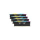 Corsair DIMM 96 GB DDR5-6000 (4x 24 GB) Quad-Kit, Arbeitsspeicher(schwarz, CMH96GX5M4B6000C30, Vengeance RGB, INTEL XMP)