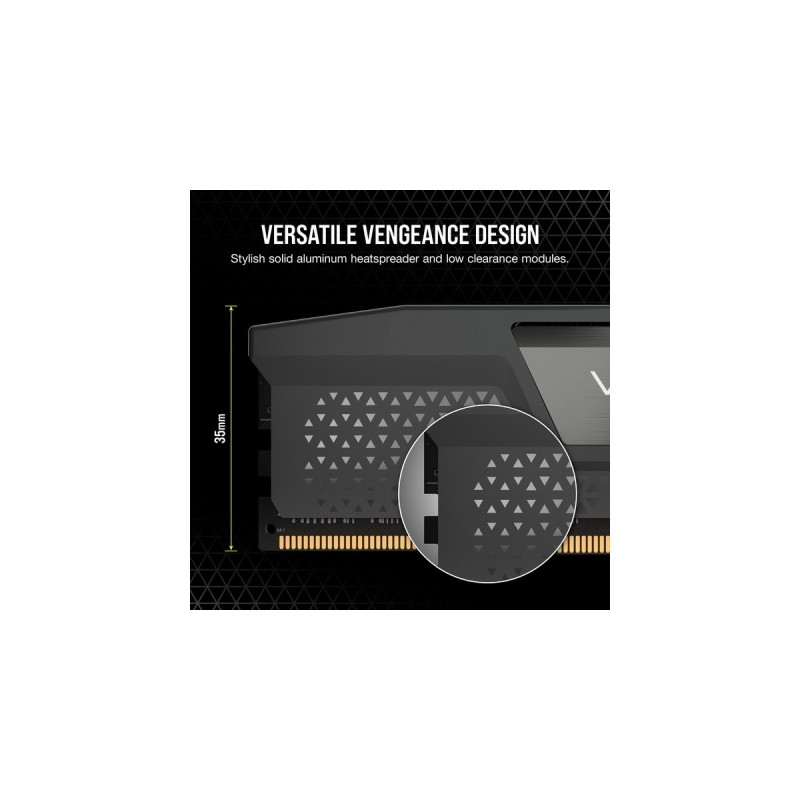 Corsair DIMM 96 GB DDR5-6000 (4x 24 GB) Quad-Kit, Arbeitsspeicher(schwarz, CMH96GX5M4B6000C30, Vengeance RGB, INTEL XMP)