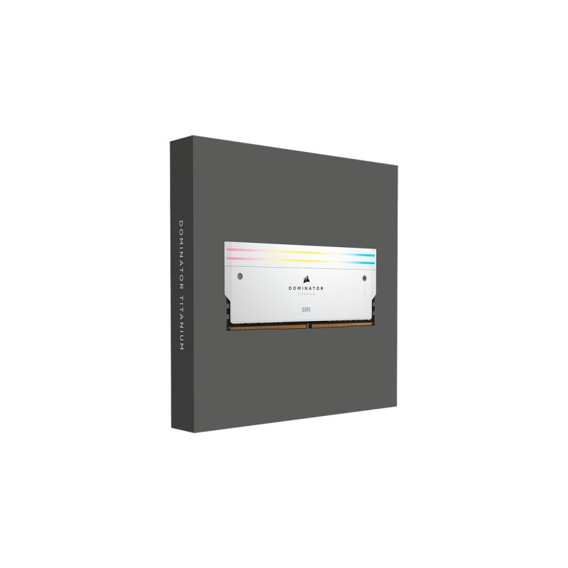 Corsair DIMM 96 GB DDR5-6400 (2x 48 GB) Dual-Kit, Arbeitsspeicher(weiß, CMP96GX5M2B6400C32W, Dominator Titanium, INTEL XMP)