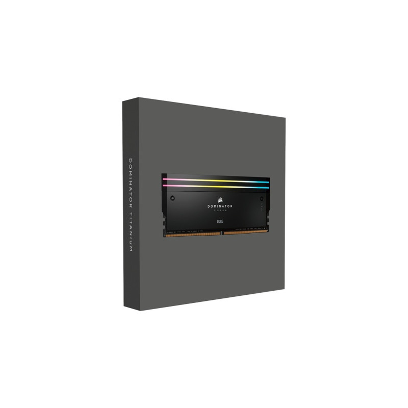 Corsair DIMM 96 GB DDR5-6600 (2x 48 GB) Dual-Kit, Arbeitsspeicher(schwarz, CMP96GX5M2B6600C32, Dominator Titanium, INTEL XMP)