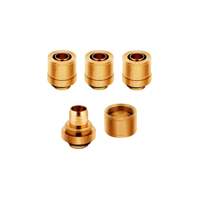 Corsair Fitting XF Softli. 4x 10/13mm gd, Verbindung(gold)