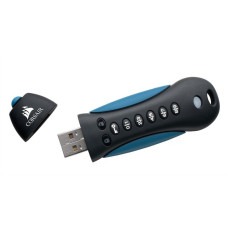 Corsair Flash Padlock 3 128 GB, USB-Stick(schwarz/blau, USB-A 3.2 Gen 1)