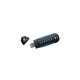 Corsair Flash Padlock 3 128 GB, USB-Stick(schwarz/blau, USB-A 3.2 Gen 1)