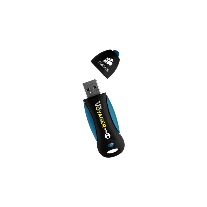 Corsair Flash Voyager 256 GB, USB-Stick(schwarz/blau, USB-A 3.2 Gen 1)
