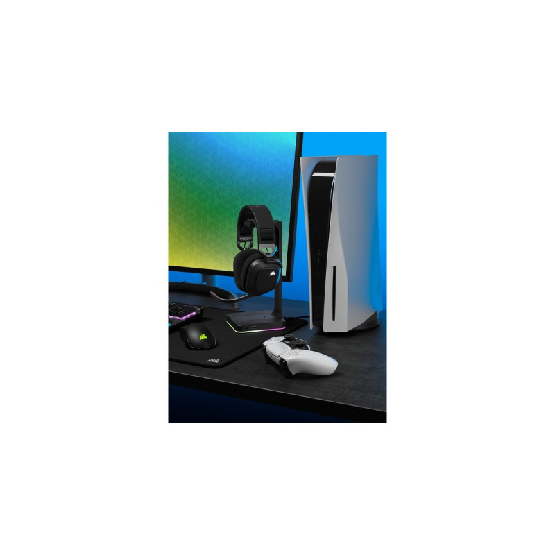 Corsair HS80 RGB Wireless Headset, Gaming-Headset(schwarz, USB)