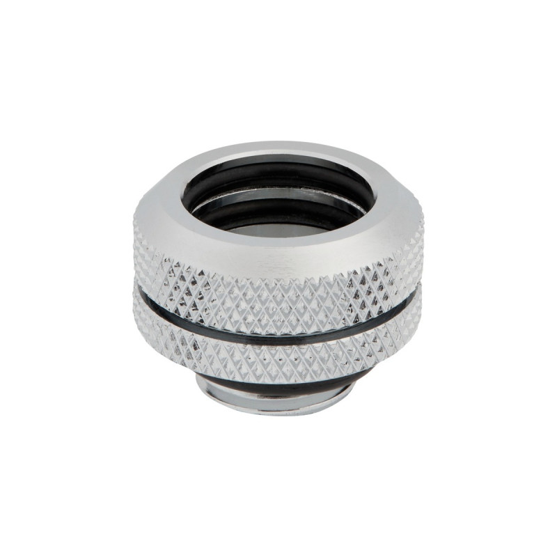 Corsair Hydro X Series XF Hardline-Armatur, AD 14 mm, Viererpack, Verbindung(chrom, 4 Stück)