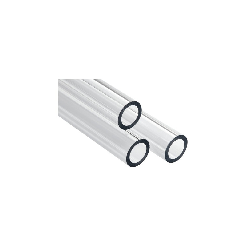 Corsair Hydro X Series XT Hardline-14-mm-Schlauch, Rohr(transparent, 3x 14 mm Tube mit 1 Meter Länge)